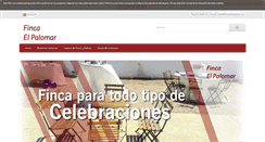 Desktop Screenshot of fincaelpalomar.es